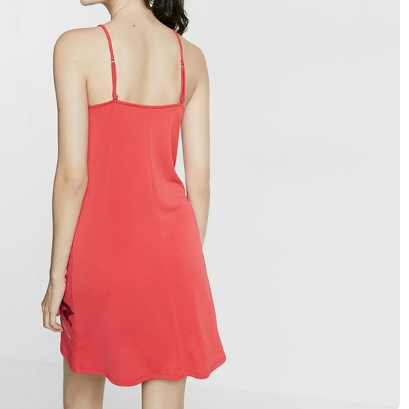 Express Sequin Aztec Art Deco Mini Slip Dress | Pink XS - Picture 4 of 11